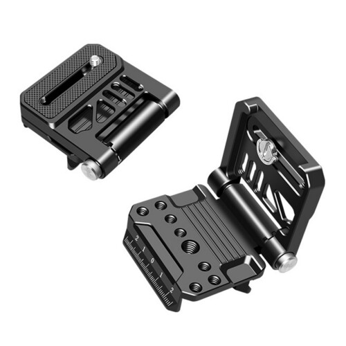 Versatile Camera L Bracket With 1/4 And 3/8 Threaded Holes For 2