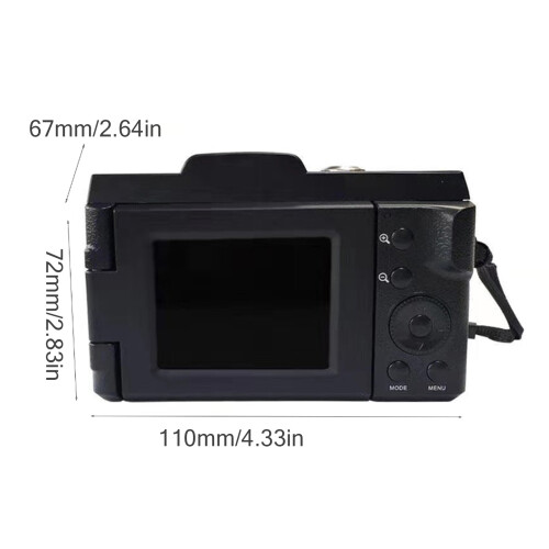 1080P Digital Camera 16MP Digital Camera DSLR Digital-Black 1