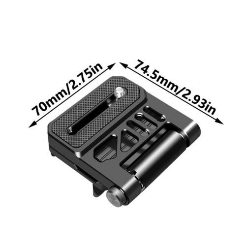 Versatile Camera L Bracket With 1/4 And 3/8 Threaded Holes For 1