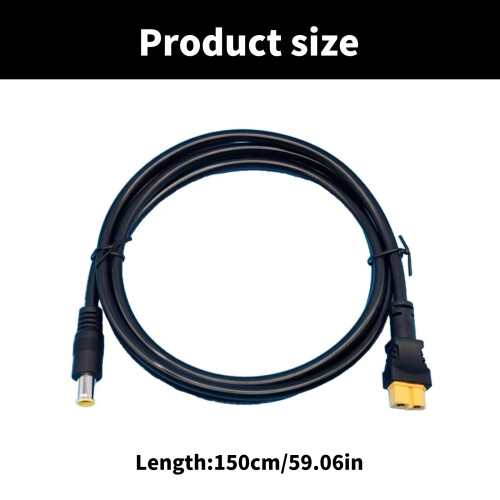 DC7909 Male to XT60 Female 150cm Adapter Cable for Solar Panel 2
