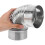 Tubo Chimenea Para De Inoxidable Codo Flue 6