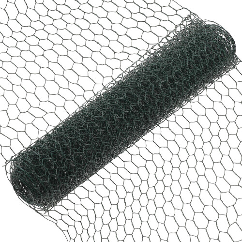 Green Coated Galvanizado Hexagonal Para