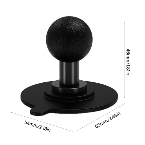 Multiple Surfaces Adhesive Camera Mount Feature 25mm Ballhead 2