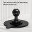 Multi Surfaces Strong Adhesive Action Camera Mount 17mm Aluminum 6
