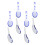 8Pcs Ceramic Chinese Style Small Soup Spoons For Restaurant Tableware 1