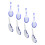 8Pcs Ceramic Chinese Style Small Soup Spoons For Restaurant Tableware 3