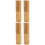 4 Unidades Vacíos Labial Bambú Dorado 12,1 Mm 5