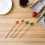 300 Unidades Para De Árbol - Brochetas Bambú 11