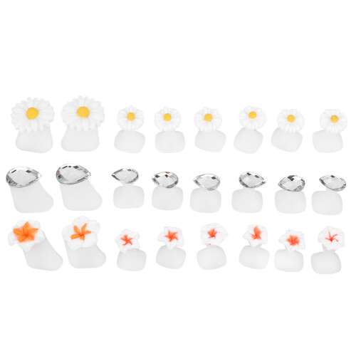 3 Lots De Séparateurs D'Orteil En Silicone Pour Et Vernis