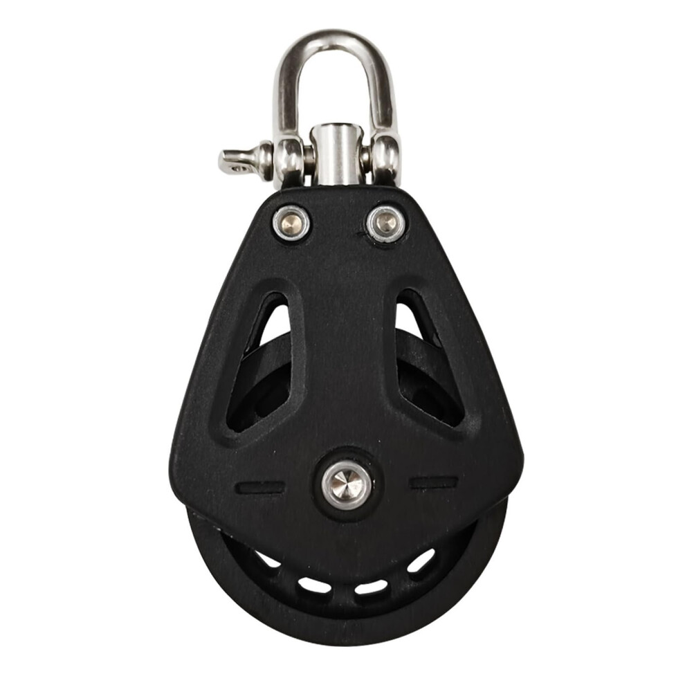 Corrosions Resistant Swivels Pulley Block With Frame Single Nylons Sheave Pulley For Water Sports Frame Mounted 9016109415196