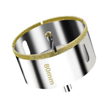 80-mm-Diamant-Lochsäge mit Führungsbohrer – Ideal für Fliesen, Glas, Keramik, Marmor und Granit