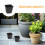 100 Pièces Carrés Pots De Trous Drainage Réutilisables 9