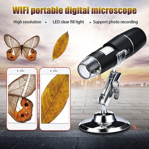 Microscope 1000X Digital WiFi Camera Magnifier 1000X Magnification USB Compatible 2