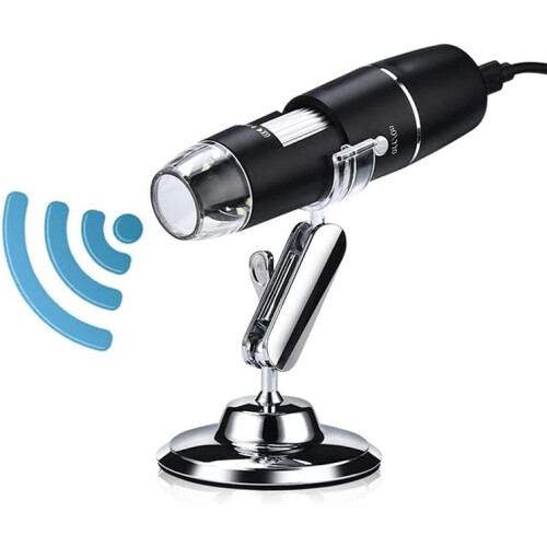 Microscope 1000X Digital WiFi Camera Magnifier 1000X Magnification USB Compatible 1