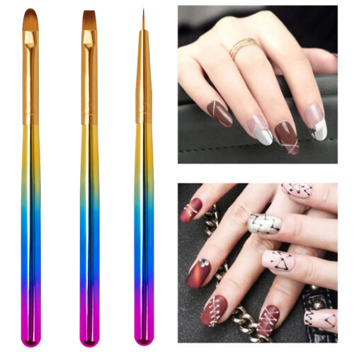 Set 3 Pezzi Penna Per Nail Art E Manicure 2