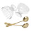 2 Set Trasparenti Per E Dessert 5