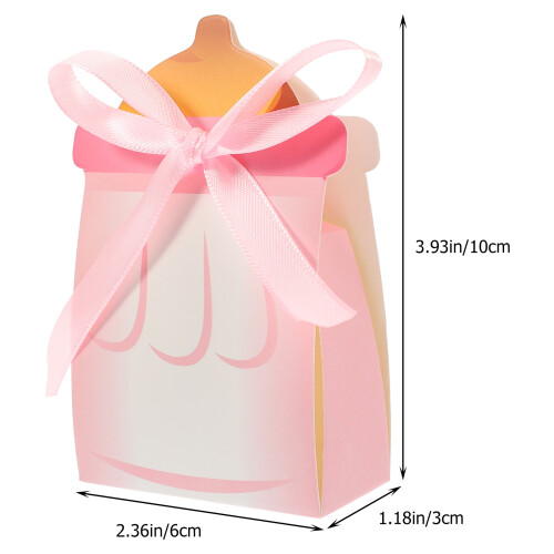 100Pcs Creative Pink Candy Packaging Paper Cloth Wedding Boxes 1