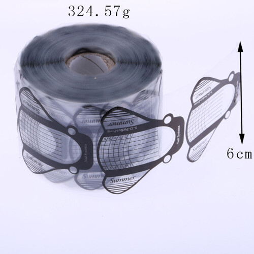 1 Rotolo 500 Pz PVC Autoadesiva per Extension Unghie 1