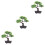 3 Pezzi Bonsai Finto In Vaso E Ufficio 5
