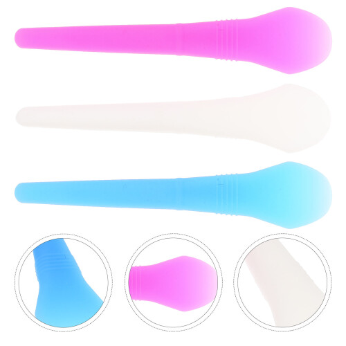 3 Pezzi Spazzola In Silicone Per Applicazione Maschera E 2