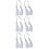 3 Pezzi Nose Up Sollevamento Modellatore Correttore Naso Dritto Bianco 8