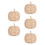 5 Stks Halloweengebaar Serveerplank Pompoenvorm 5