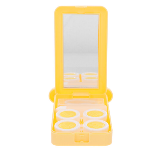 3 Sets Lekvrije Draagbare Contactlenscontainer