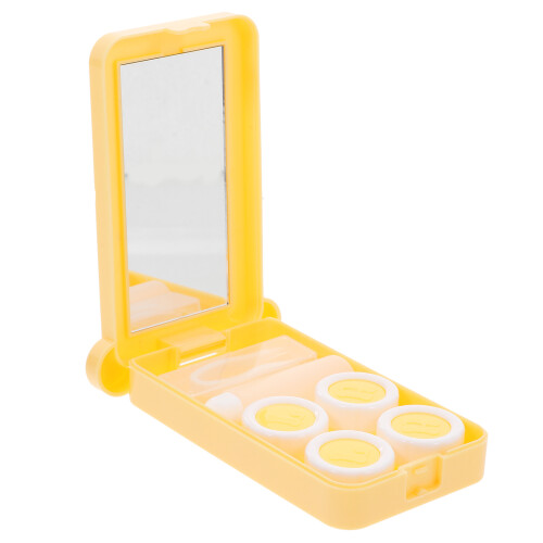 3 Sets Lekvrije Draagbare Contactlenscontainer 1