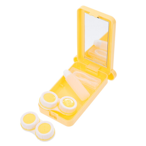 3 Sets Lekvrije Draagbare Contactlenscontainer 2