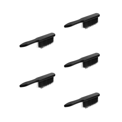 5Pcs Indoor Fireplace Tools Bench Duster Brush Black Handle Set 1