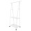 1St Staande Kledinghouder Staal Witte Garderobe Organizer 1