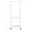 1St Staande Kledinghouder Staal Witte Garderobe Organizer 3