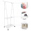 1St Staande Kledinghouder Staal Witte Garderobe Organizer 6