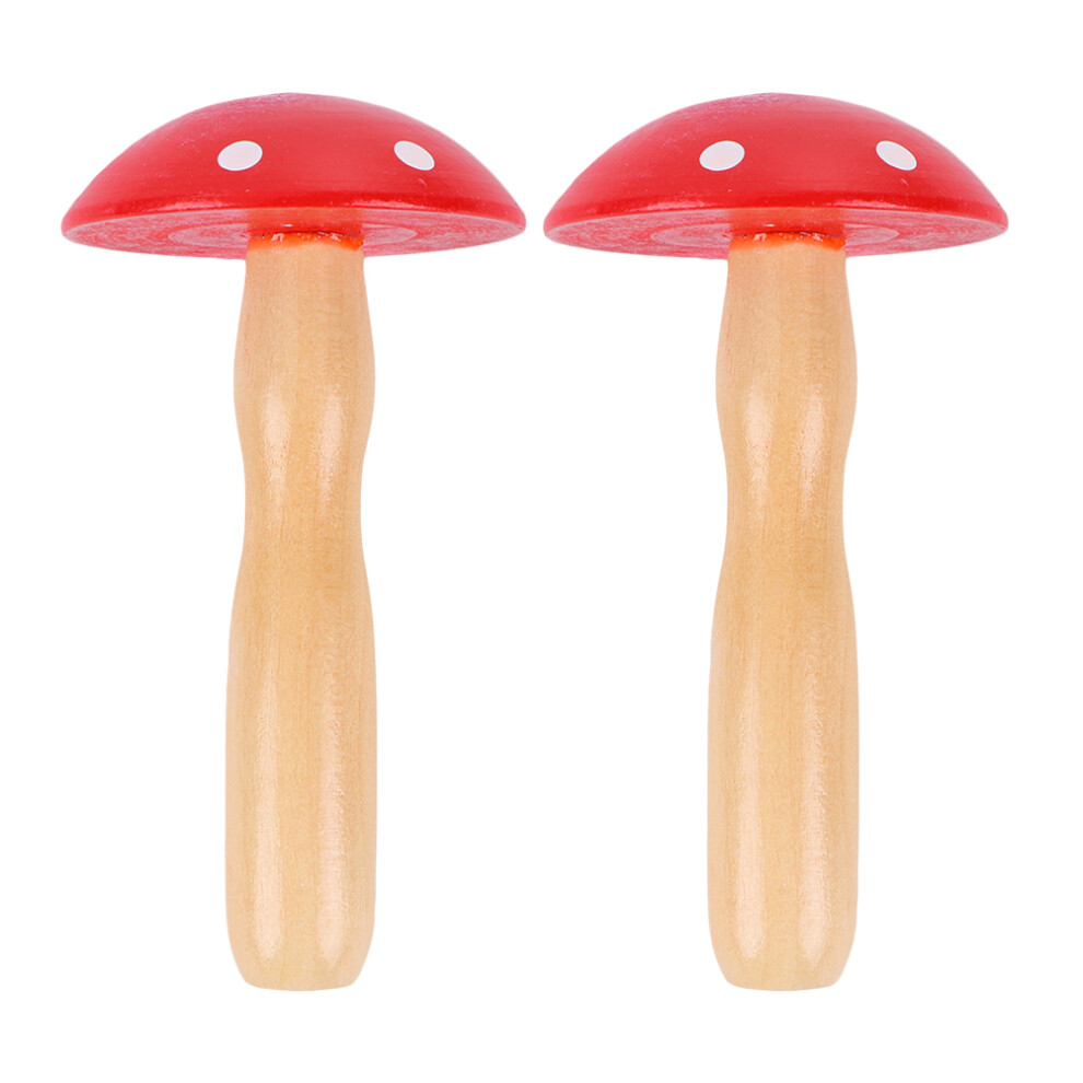2 Sztuki Drewniany Grzybek Do Fachowania Zestaw Do Szycia-image