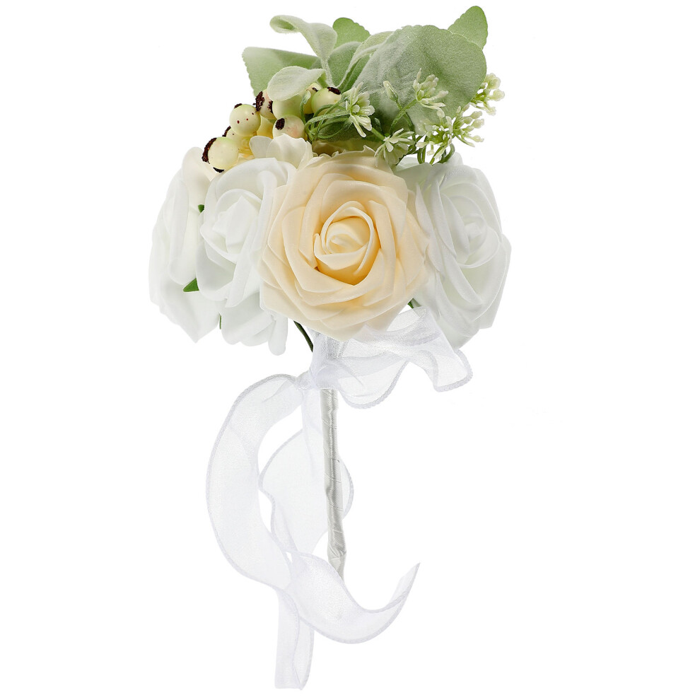5 Sztuk Sztuczny Bukiet Imitowane Na WystróJ Quinceanera-image