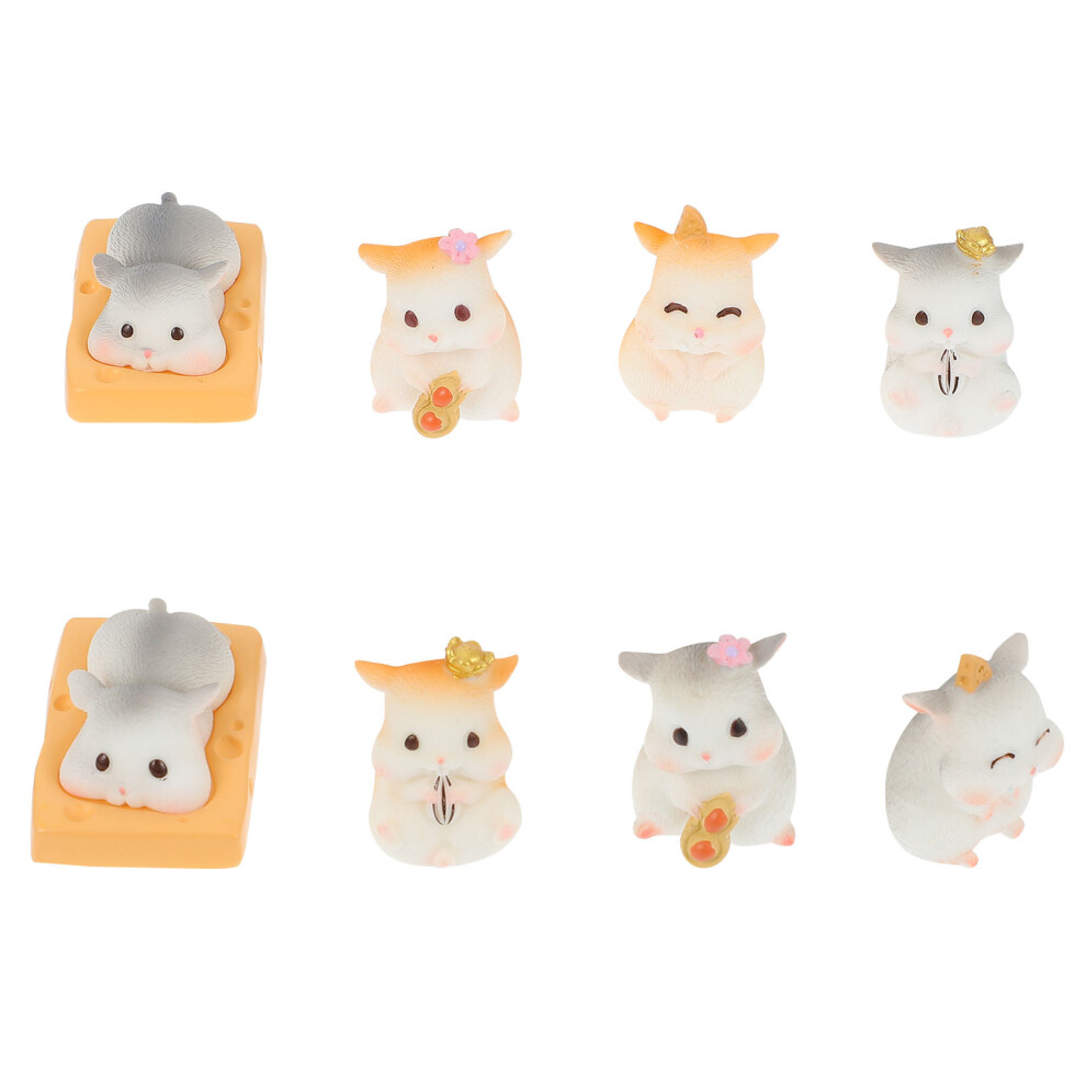 8 Sztuk Chomika Z Do Dekoracji Mikrokrajobrazu-image