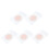 5Pcs Silicone Forehead Stickers For Eyelash Grafting Pads 3