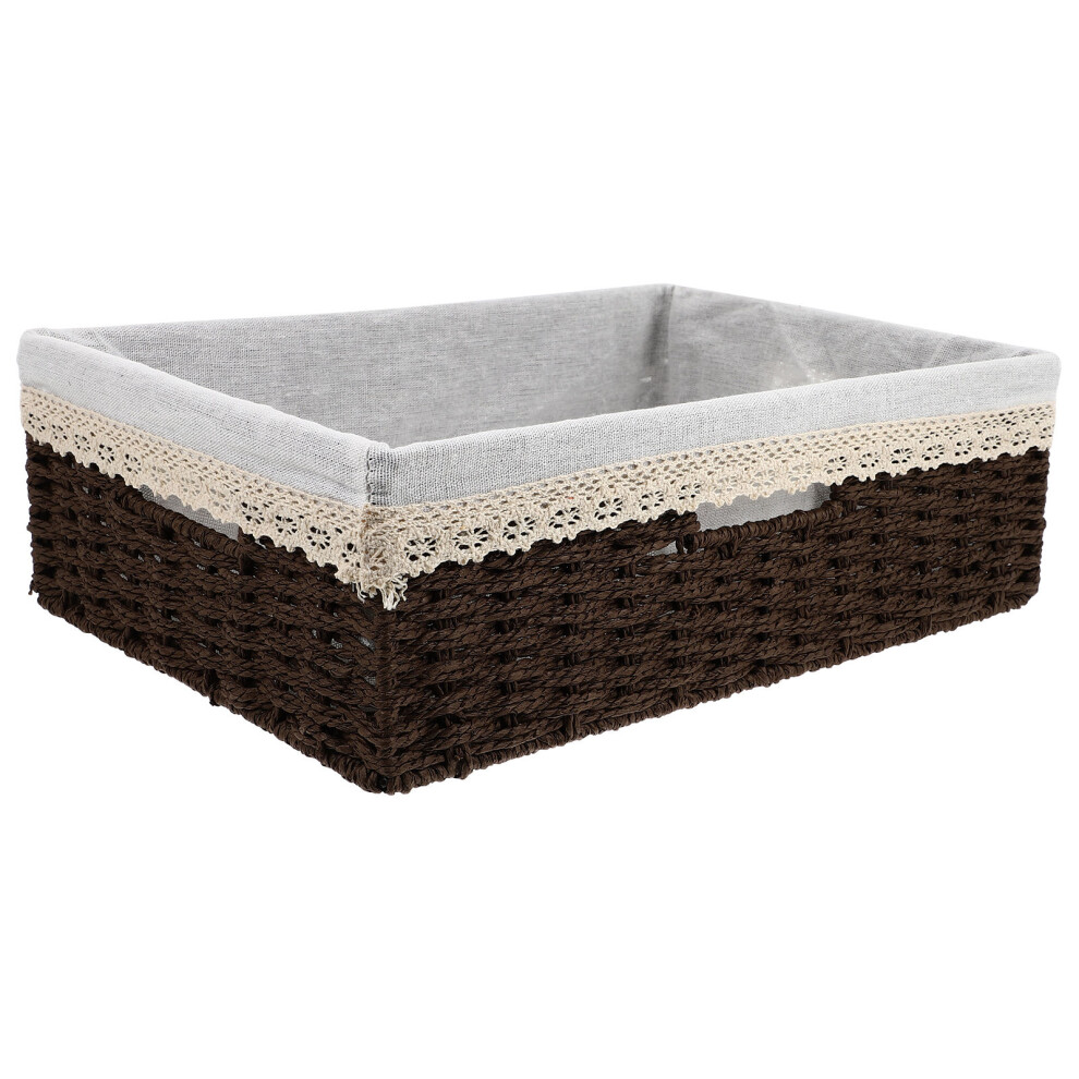 1 Sztuka Pleciony Koszyk Na PrzekąSki, Stojak Na-image