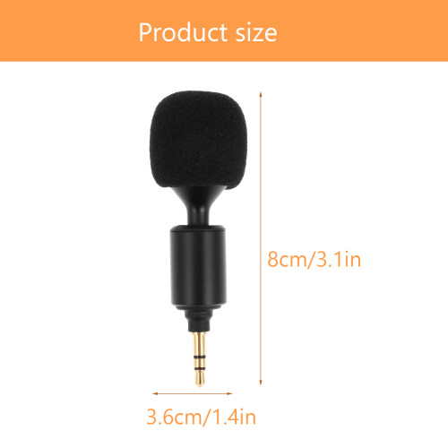 3.5Mm Prostowny Mikrofon Do Telefonu Laptopa Tablet Komputer 1