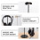 1Gaming Headset Display Rek Zwart Voor En Opslag 8