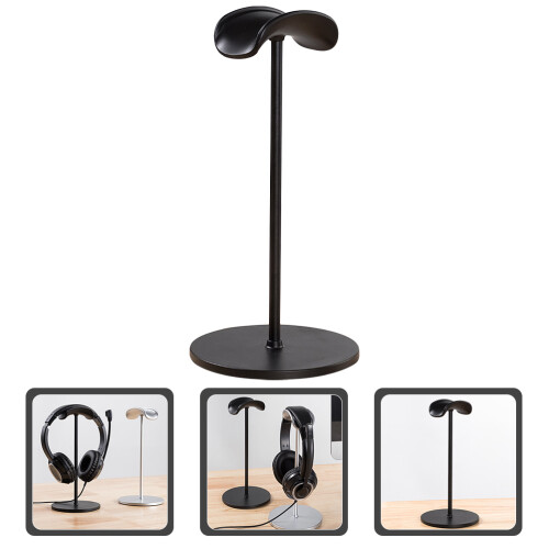 1Gaming Headset Display Rek Zwart Voor En Opslag 1