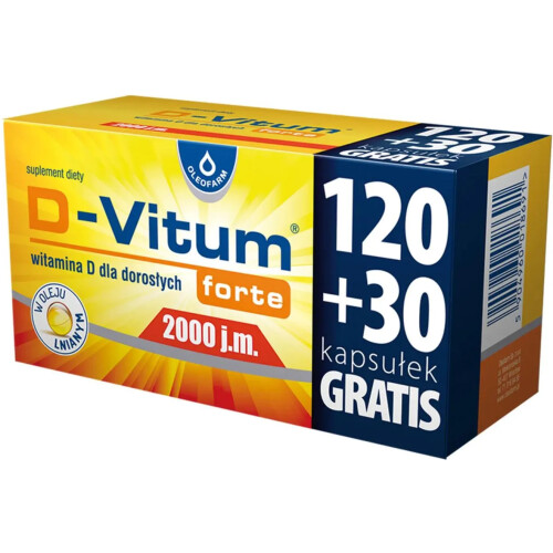 D-Vitum 2000 Forte 150x capsules Ibuvit Vigantol