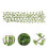 3Pcs Artificial Leaf Hedge Screen for Outdoor Garden Use 10