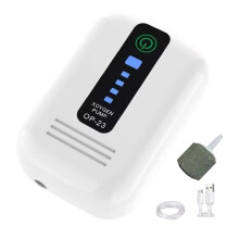 Air Pump for Fish Tank USB Powered Portable Oxygenation System Quiet Oxygen Compressor for Aquarium Hydroponics Outdoor