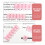 48St Plastic False Nails Roze Nail Art Voor Thuis Gebruik 10