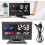 LCD Display Clock With Temperature And Humidity Sensor, White Finish, Compact Design 3