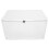 White Wardrobe Clothes Organizer with Handle Zipper for Storage 1
