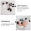 1 Set Handgefertigte Gestrickte Panda Mütze 0-1 11