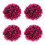 4Stk Simulierter Topiary Ball Blatt Dekoball Graspflanze 3