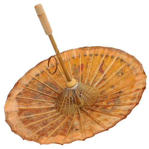 1St Handbemalte Ölpapierlaterne Mit Drachen Für